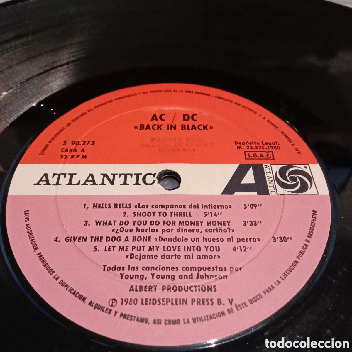 Discos de vinilo: AC/DC - BACK IN BLACK - LP - Foto 5