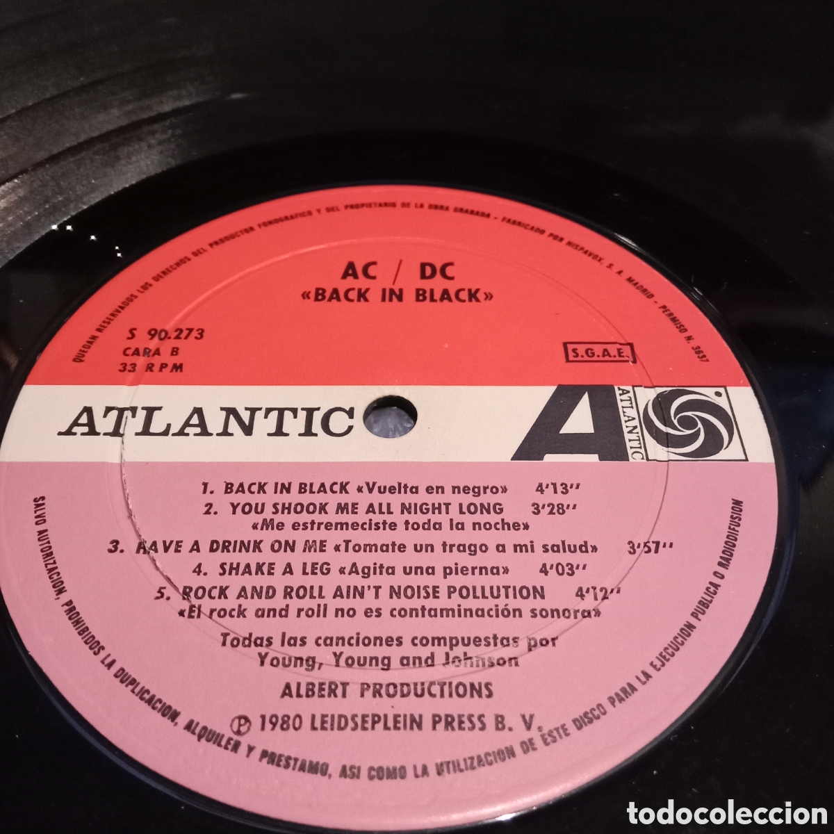 Discos de vinilo: AC/DC - BACK IN BLACK - LP - Foto 6