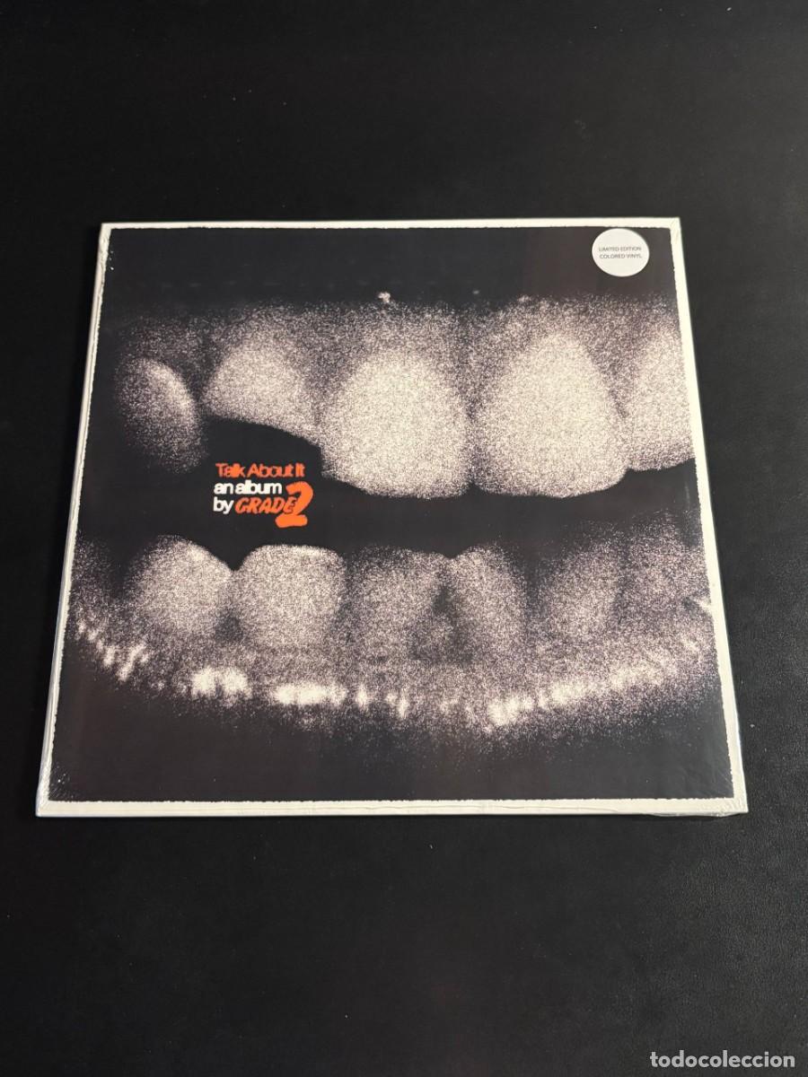 Discos de vinilo: Grade 2 Talk About It Disco de vinilo naranja LP punk oi! Hellcat Records