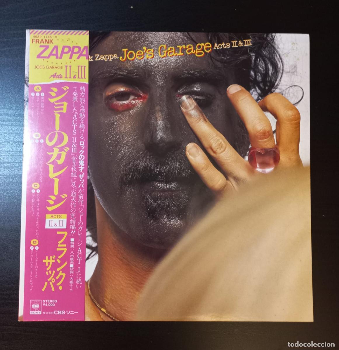 Discos de vinilo: FRANK ZAPPA Joe's Garage Acts II & III 1979 2LP's JAPAN OBI PROMO Rare!