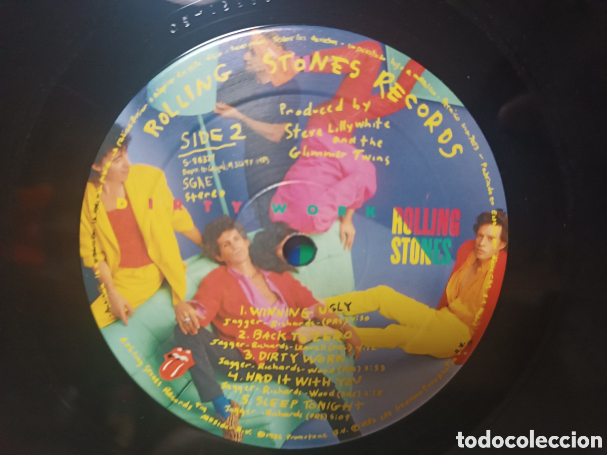Discos de vinilo: Rolling Stones Dirty Work - Foto 3