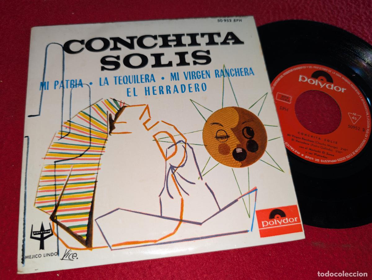 Discos de vinilo: CONCHITA SOLIS & ZARCO + PLATEADOS Viva mi patria/La tequilera +2 EP 7'' 1964 Polydor ESPA&Ntilde;A SPAIN