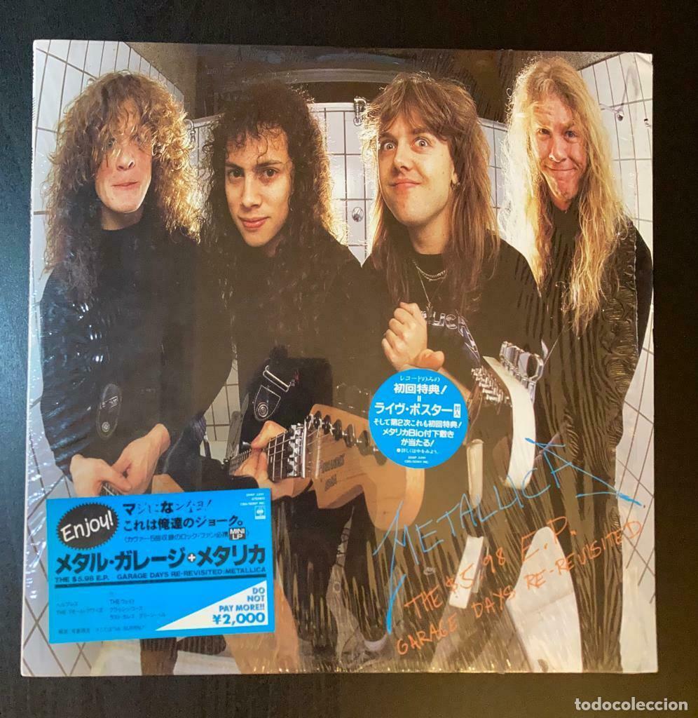 Discos de vinilo: METALLICA Garage Days Re-Revisited 1987 JAPAN MINI LP OBI POSTER COMPLETE Slayer