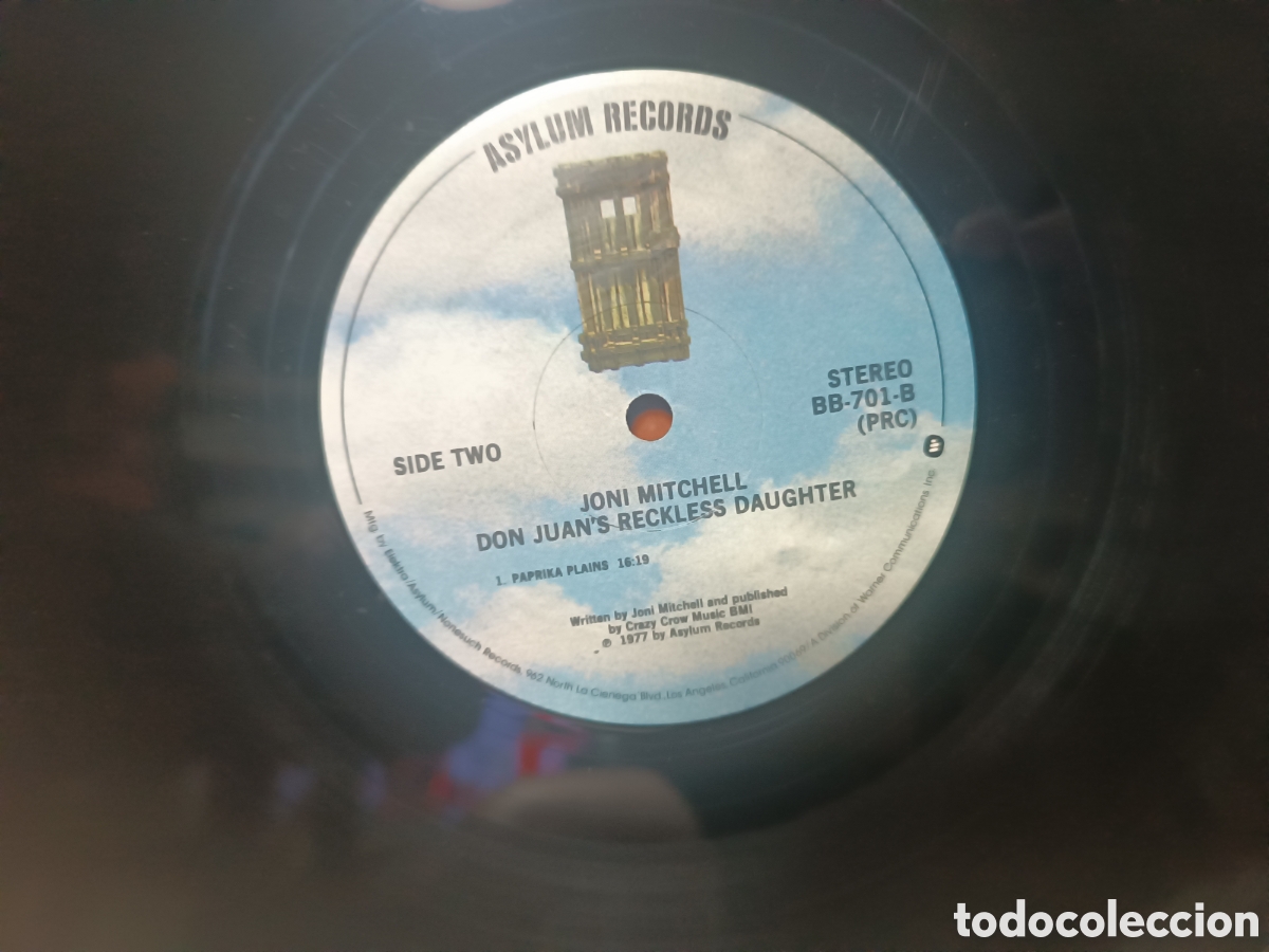 Discos de vinilo: Jhoni Mitchell Don Juans Reckless Daughter - Foto 4