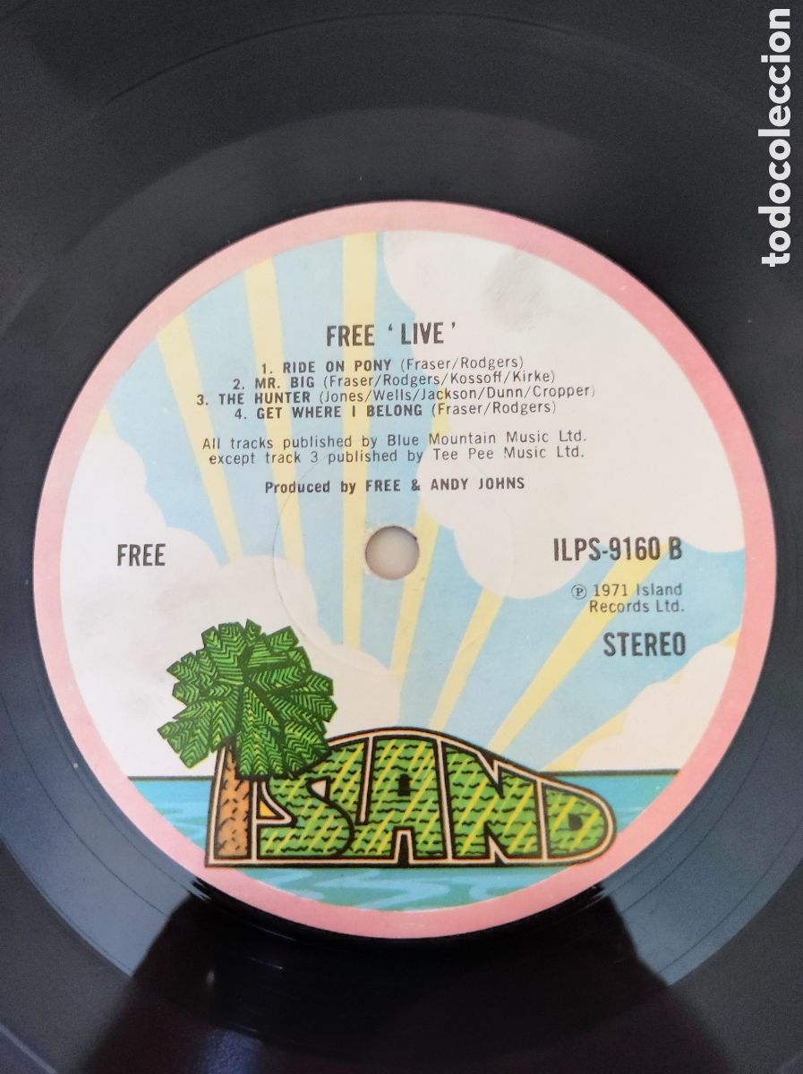 Discos de vinilo: FREE - FREE LIVE! (SOBRE) - Foto 6