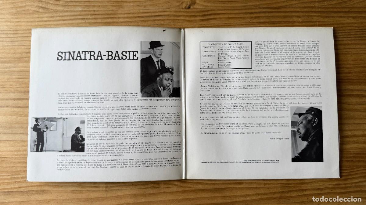 Discos de vinilo: Sinatra - Basie &ndash; An Historic Musical First. Spain 1981 - Foto 2
