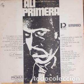 Discos de vinilo: Ali Primera - Volumen 2 - Ali Primera - Foto 2