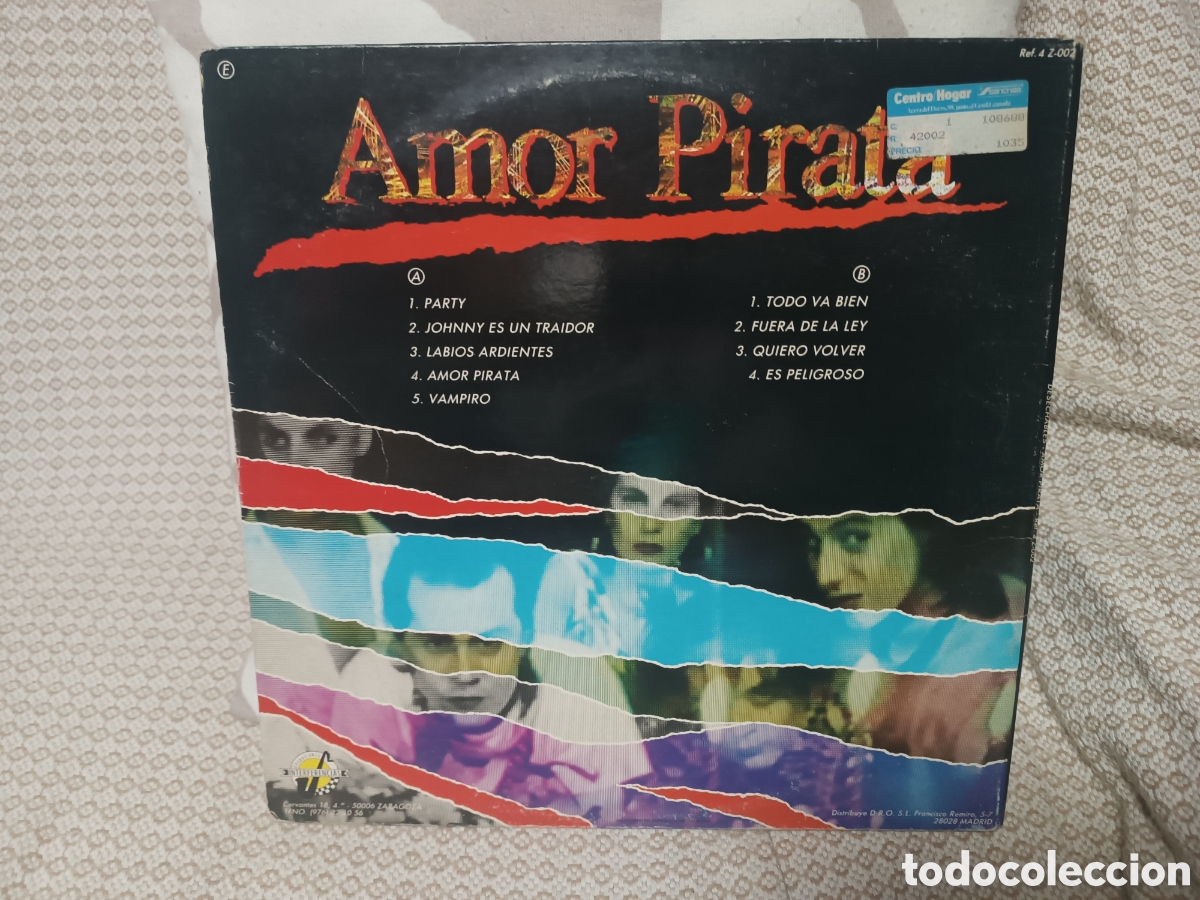 Discos de vinilo: Desechables Amor Pirata - Foto 2