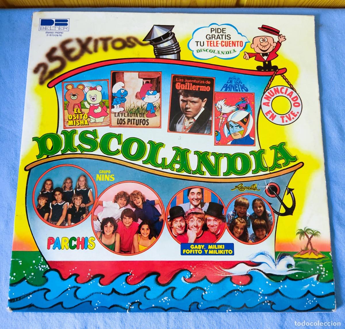Discos de vinilo: DISCO DOBLE LP DISCOLANDIA 25 EXITOS - Foto 1