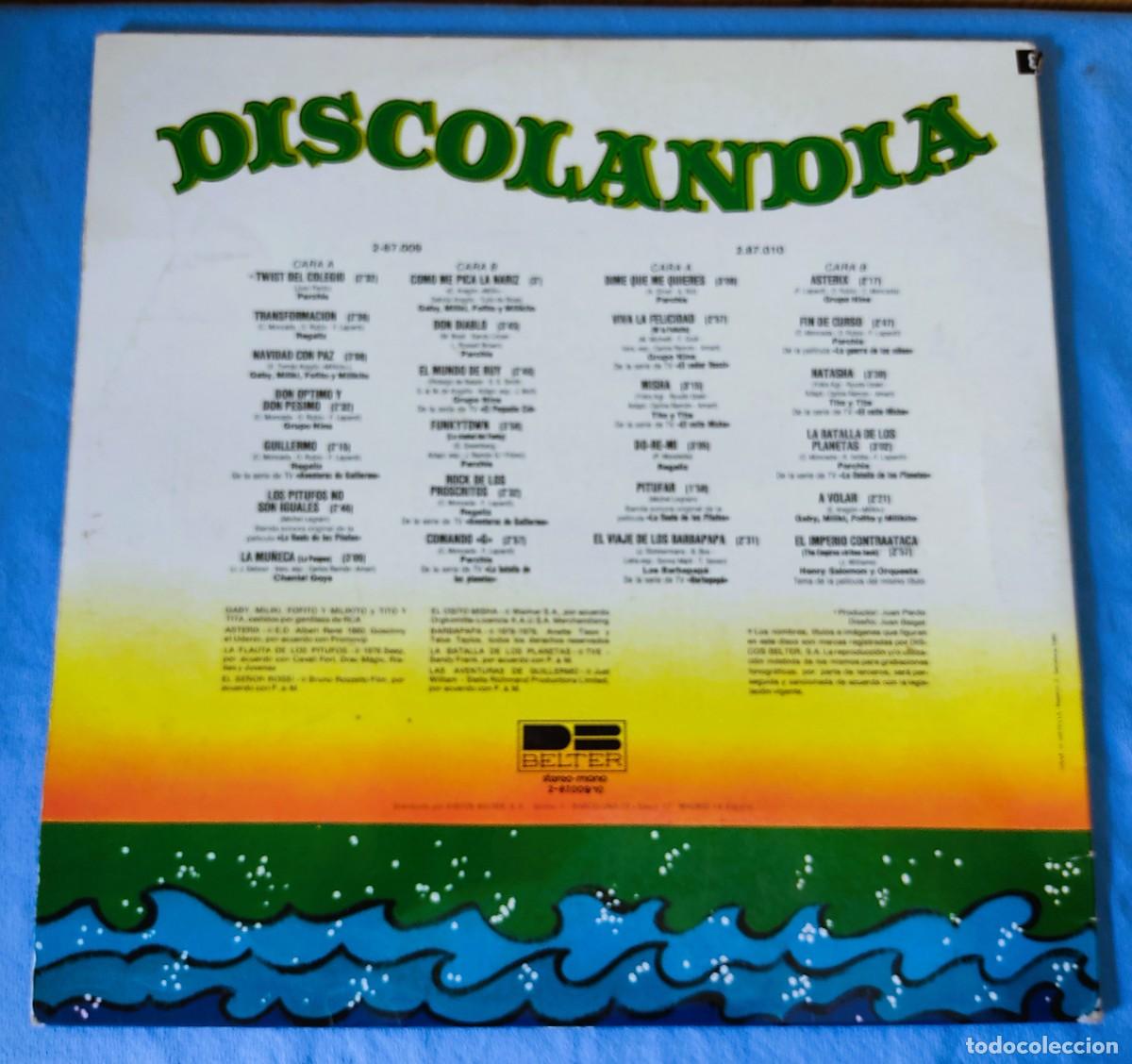 Discos de vinilo: DISCO DOBLE LP DISCOLANDIA 25 EXITOS - Foto 2