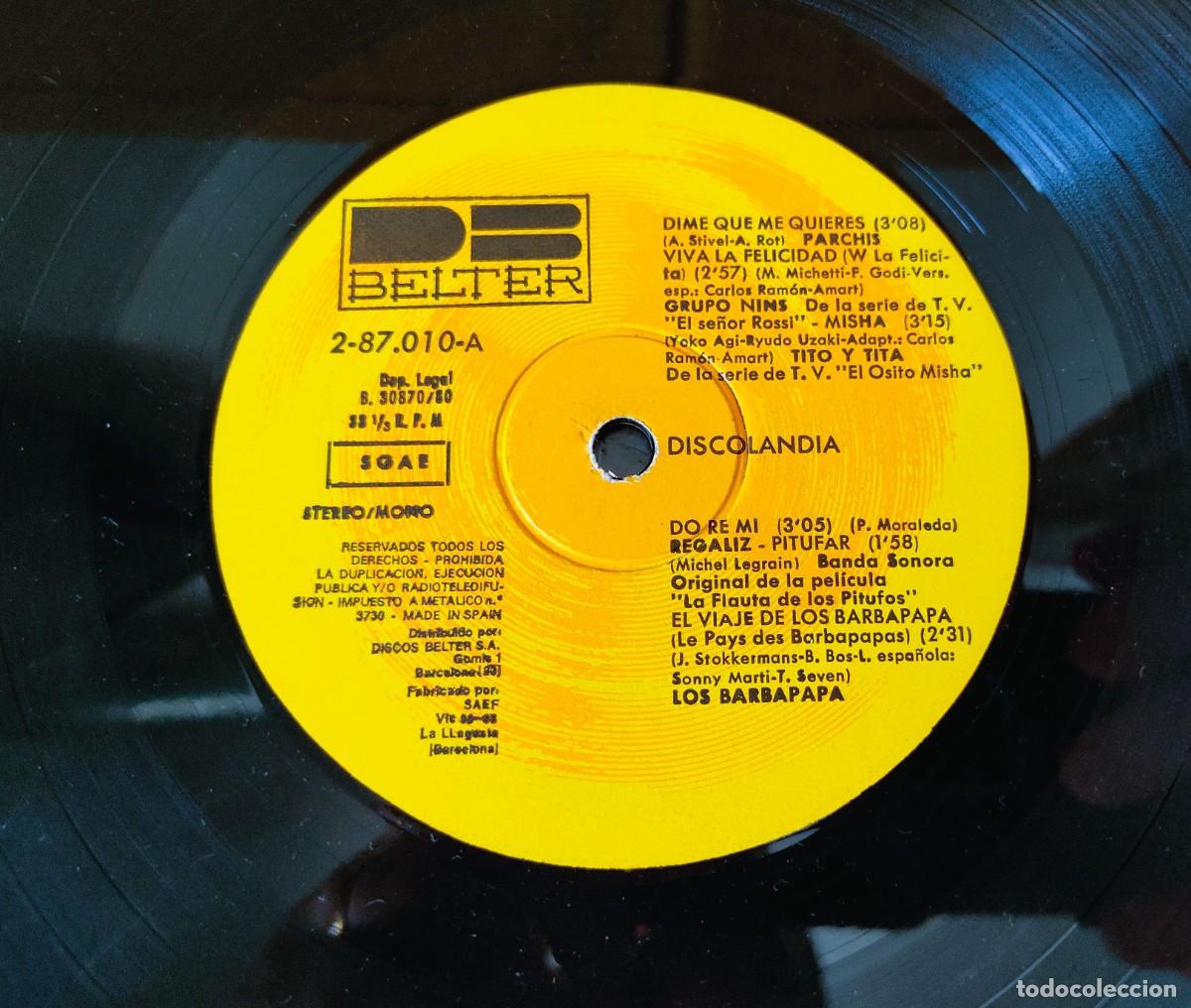 Discos de vinilo: DISCO DOBLE LP DISCOLANDIA 25 EXITOS - Foto 5
