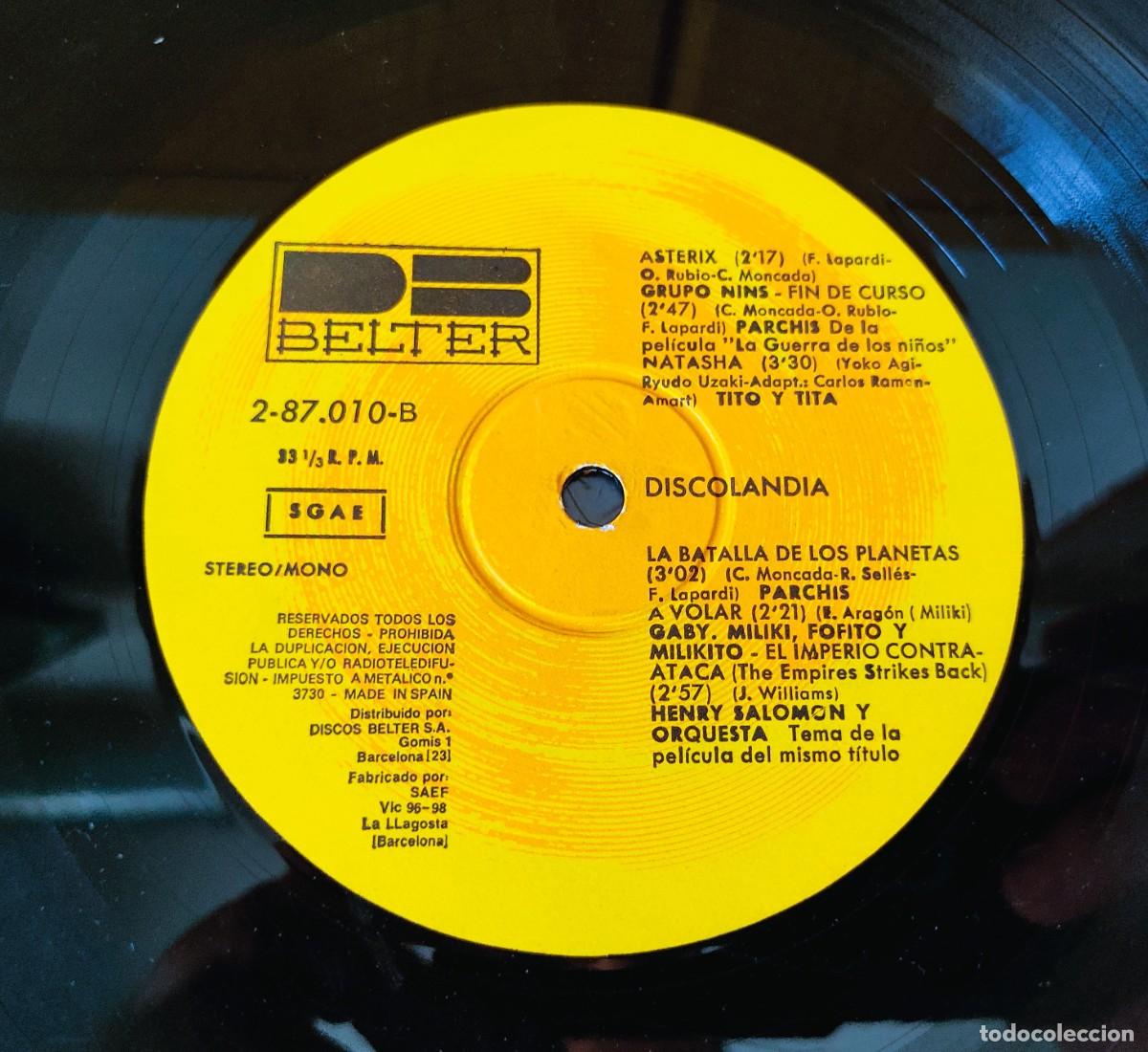 Discos de vinilo: DISCO DOBLE LP DISCOLANDIA 25 EXITOS - Foto 7