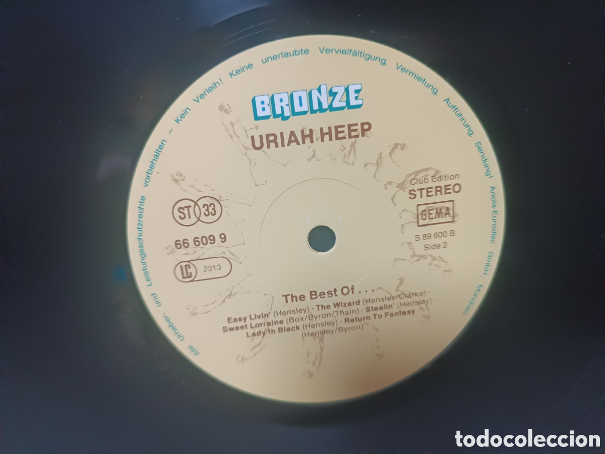 Discos de vinilo: Uriah Heep The BEST of - Foto 3