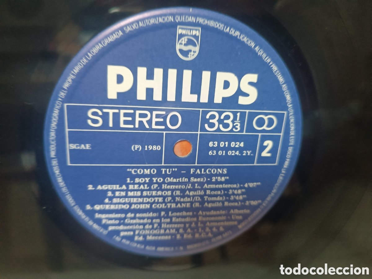 Discos de vinilo: Falcons Como T&uacute;....... - Foto 3