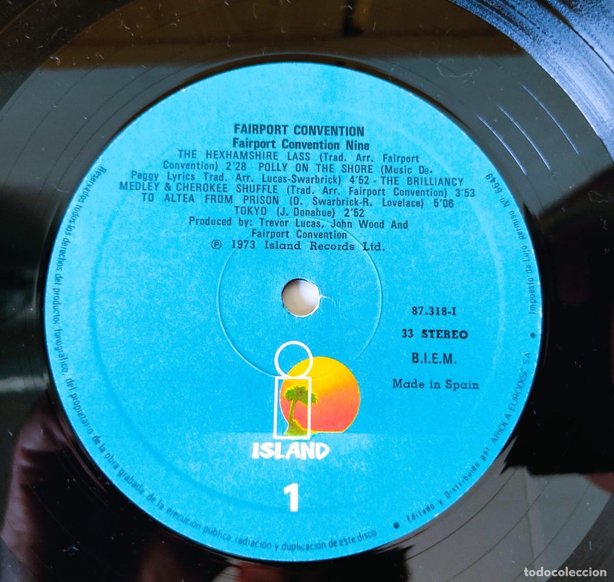 Discos de vinilo: DISCO LP FAIRPORT CONVENTION NINE - Foto 5