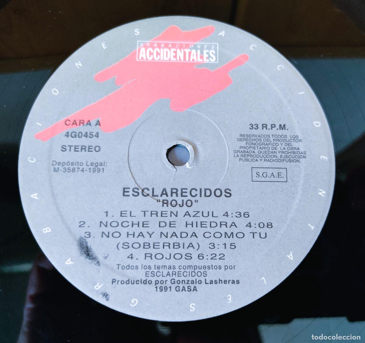 Discos de vinilo: DISCO LP ESCLARECIDOS ROJO - Foto 4