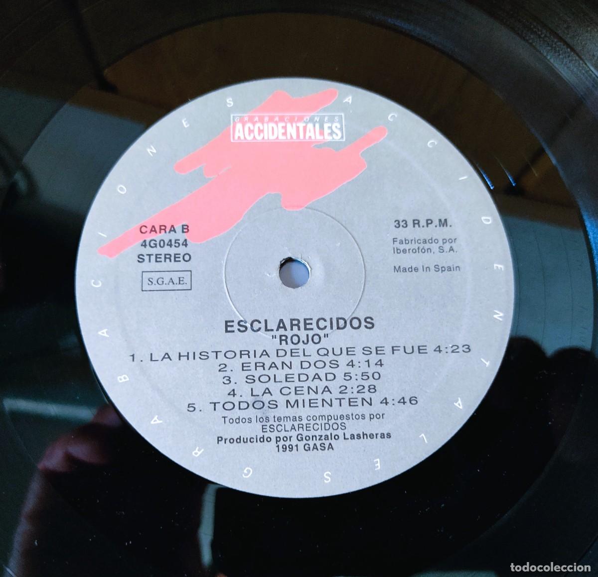 Discos de vinilo: DISCO LP ESCLARECIDOS ROJO - Foto 6