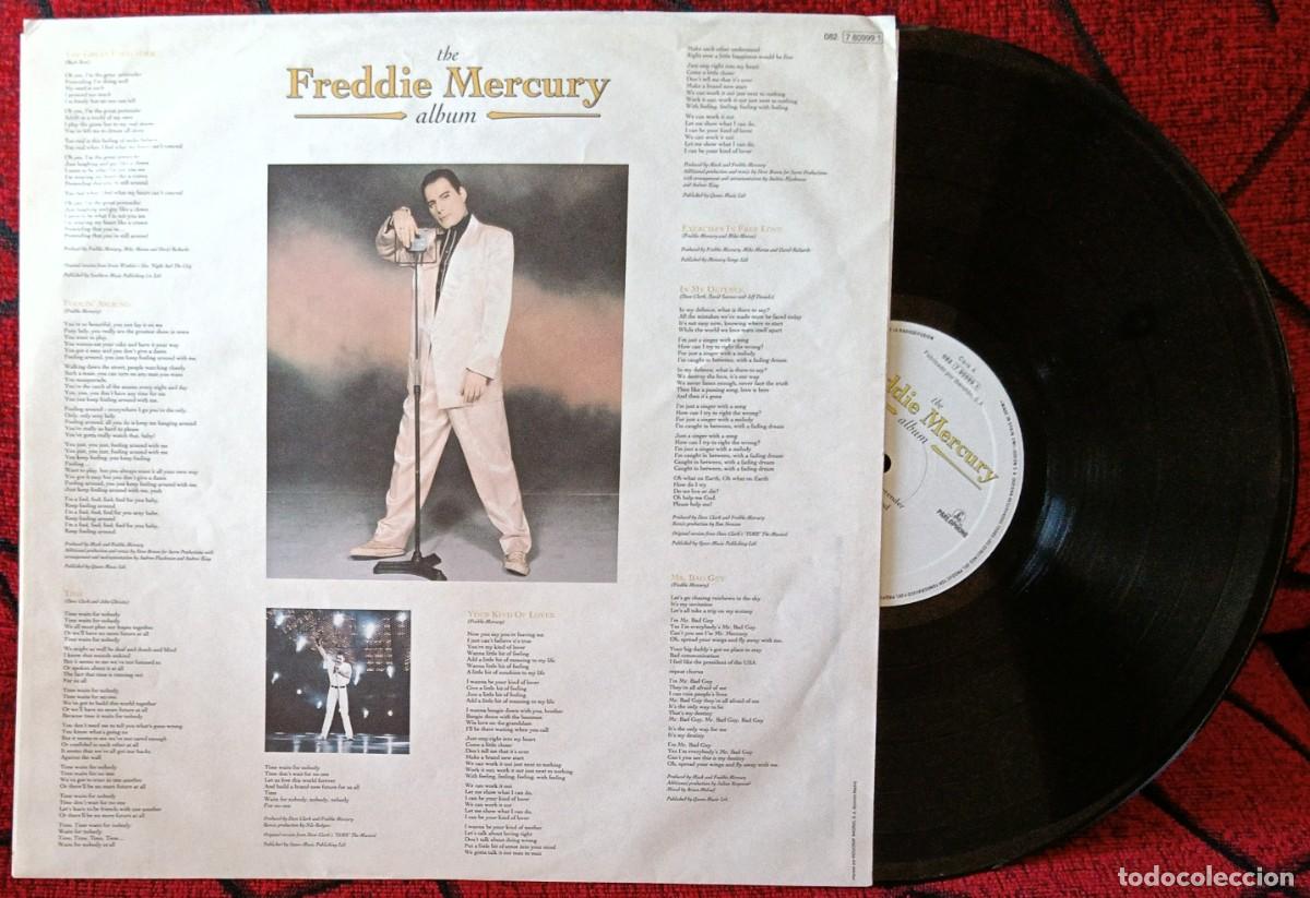 Discos de vinilo: FREDDIE MERCURY ** The Album ** VINILO LP 1992 (SIN PORTADA)