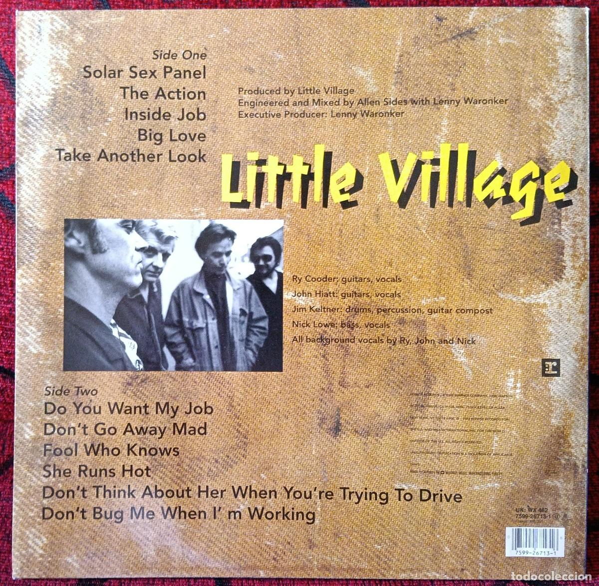 Discos de vinilo: LITTLE VILLAGE *** VINILO LP 1992 - Foto 2