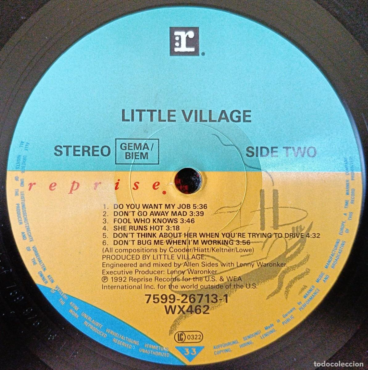 Discos de vinilo: LITTLE VILLAGE *** VINILO LP 1992 - Foto 4