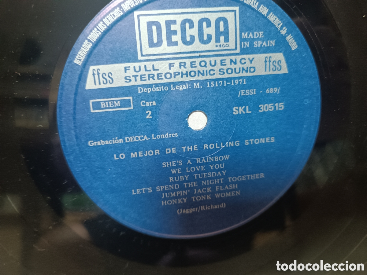 Discos de vinilo: The Rolling Stones Lo mejor - Foto 4
