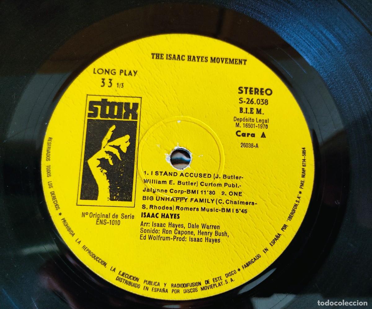 Discos de vinilo: DISCO LP THE ISAAC HAYES MOVEMENT - Foto 5