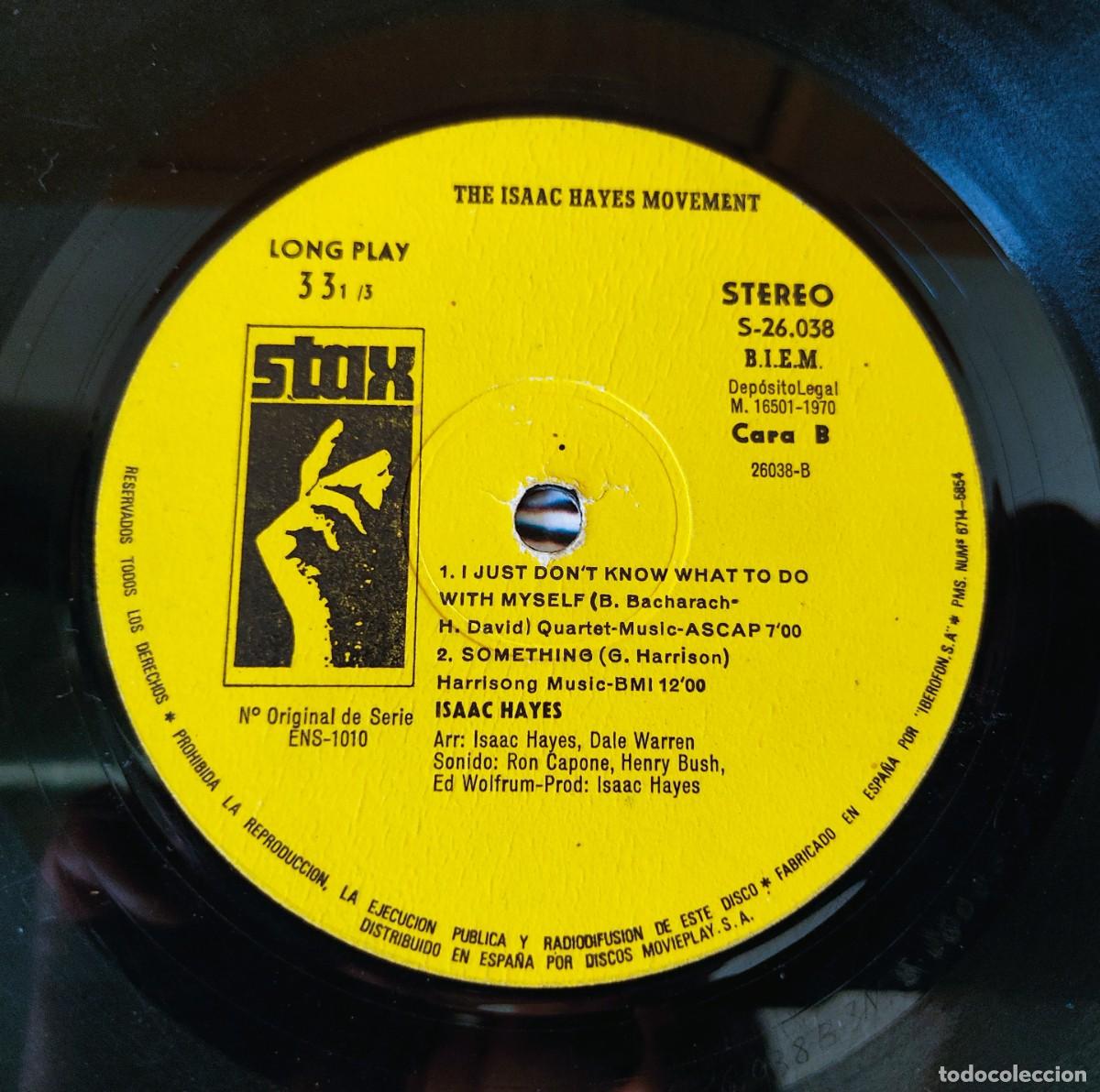 Discos de vinilo: DISCO LP THE ISAAC HAYES MOVEMENT - Foto 7