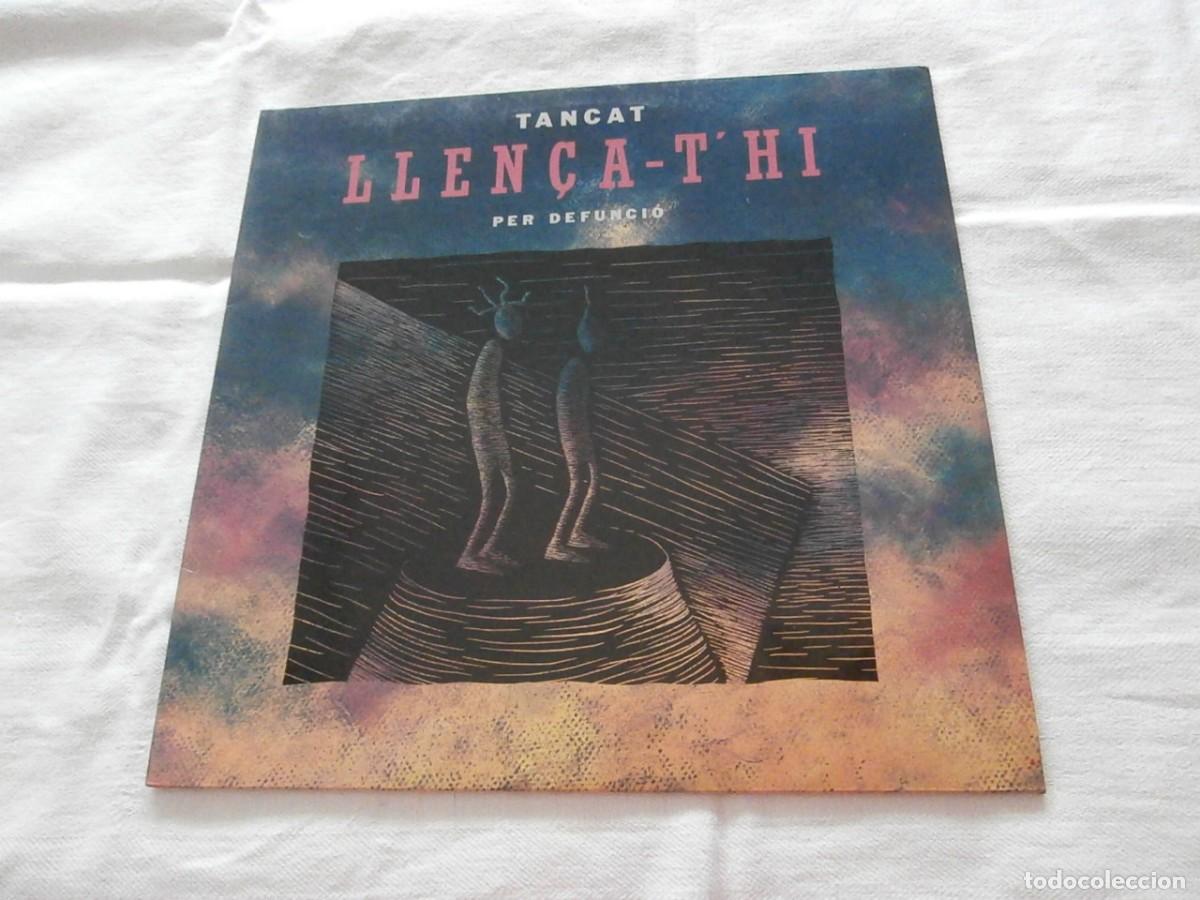 Discos de vinilo: TANCAT PER DEFUNCIO LP LLEN&Ccedil;AT - T&acute;HI (1991) COMO NUEVO