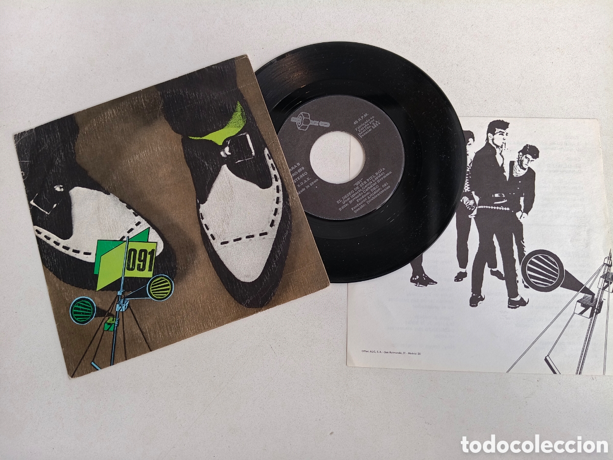 Discos de vinilo: 091 - Lagrimas En El Paraiso - SINGLE ORIGINAL DRO 1984 // CON INSERT