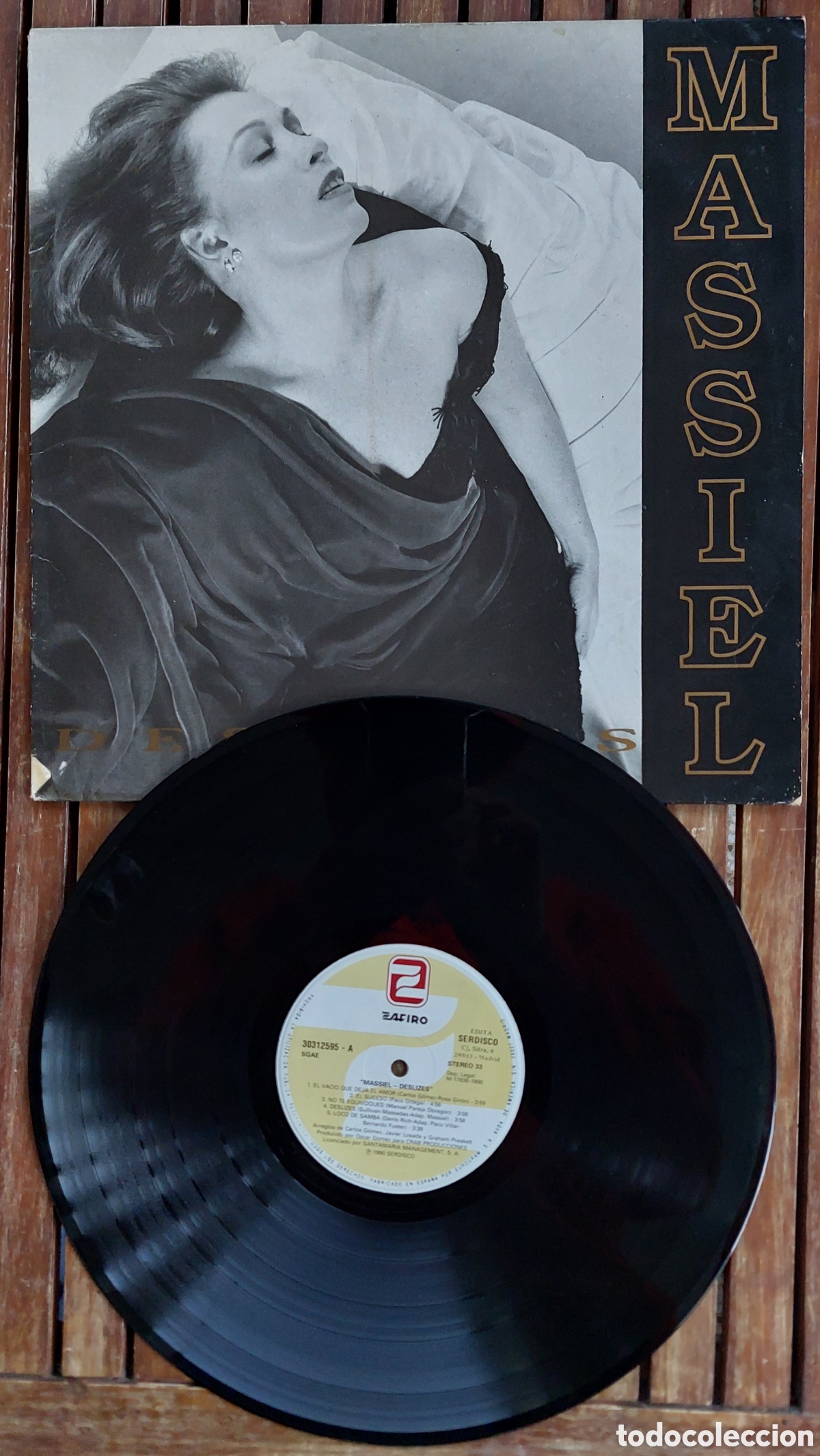 Discos de vinilo: Massiel Deslizes Zafiro 1990 - Foto 3