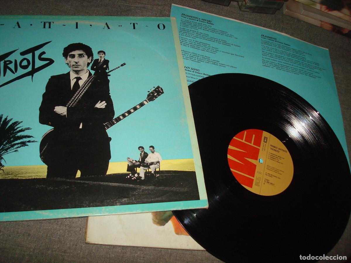 Discos de vinilo: FRANCO BATTIATO. PATRIOTS. EMI, 1980. EDC. ITALY (#)