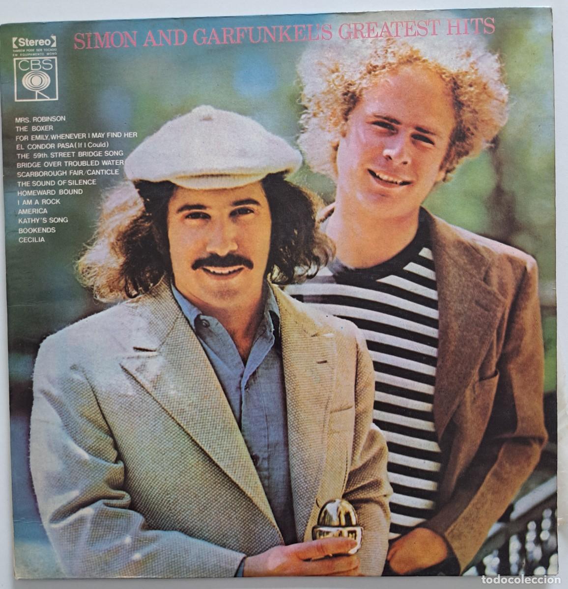 Discos de vinilo: SIMON AND GARFUNKEL'S - GREATEST HITS - CBS &ndash; 137778 - BRAZIL 1972