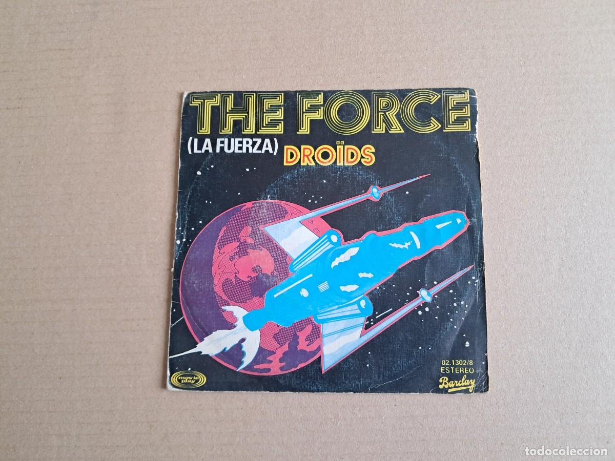 Discos de vinilo: THE DROIDS - THE FORCE SINGLE 1977 EDICION ESPA&Ntilde;OLA