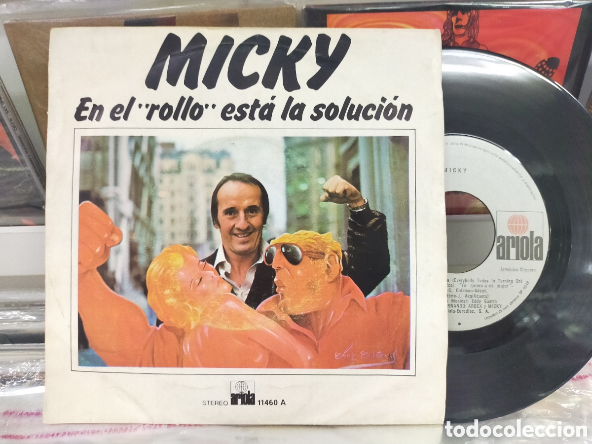 Discos de vinilo: Micky single en el ''rollo'' est&aacute; la soluci&oacute;n 1978