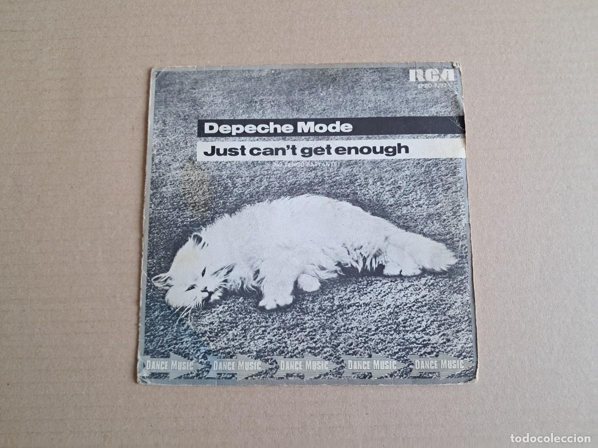 Discos de vinilo: DEPECHE MODE - JUST CAN&acute;T GET ENOUGH ( NO TENGO BASTANTE ) SINGLE 1981 EDICION ESPA&Ntilde;OLA