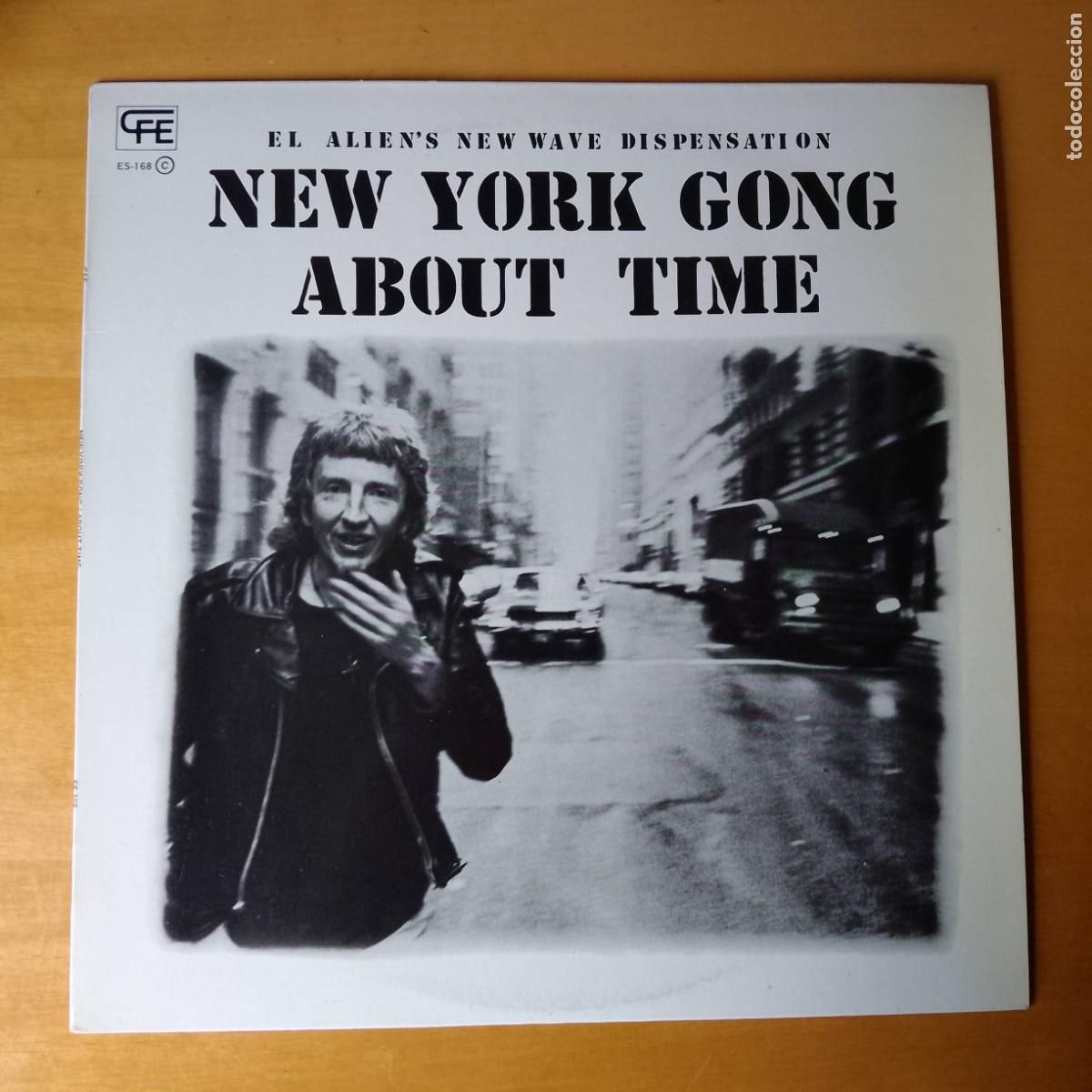 Discos de vinilo: New York Gong. About Time. LP 1980