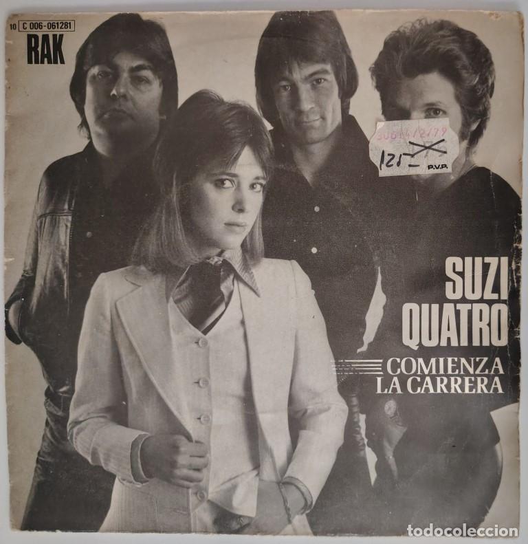 Discos de vinilo: Suzi Quatro. Comienza la carrera (The race is on)/ Non citizen (no ciudadano), RAK Spain 1978 single