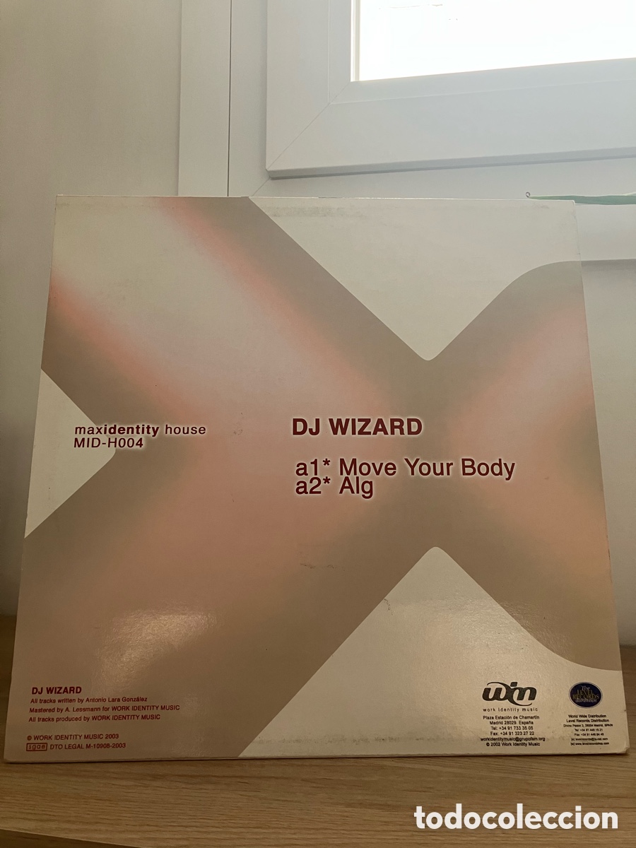 Discos de vinilo: Dj Wizard - Move Your Body - Foto 4