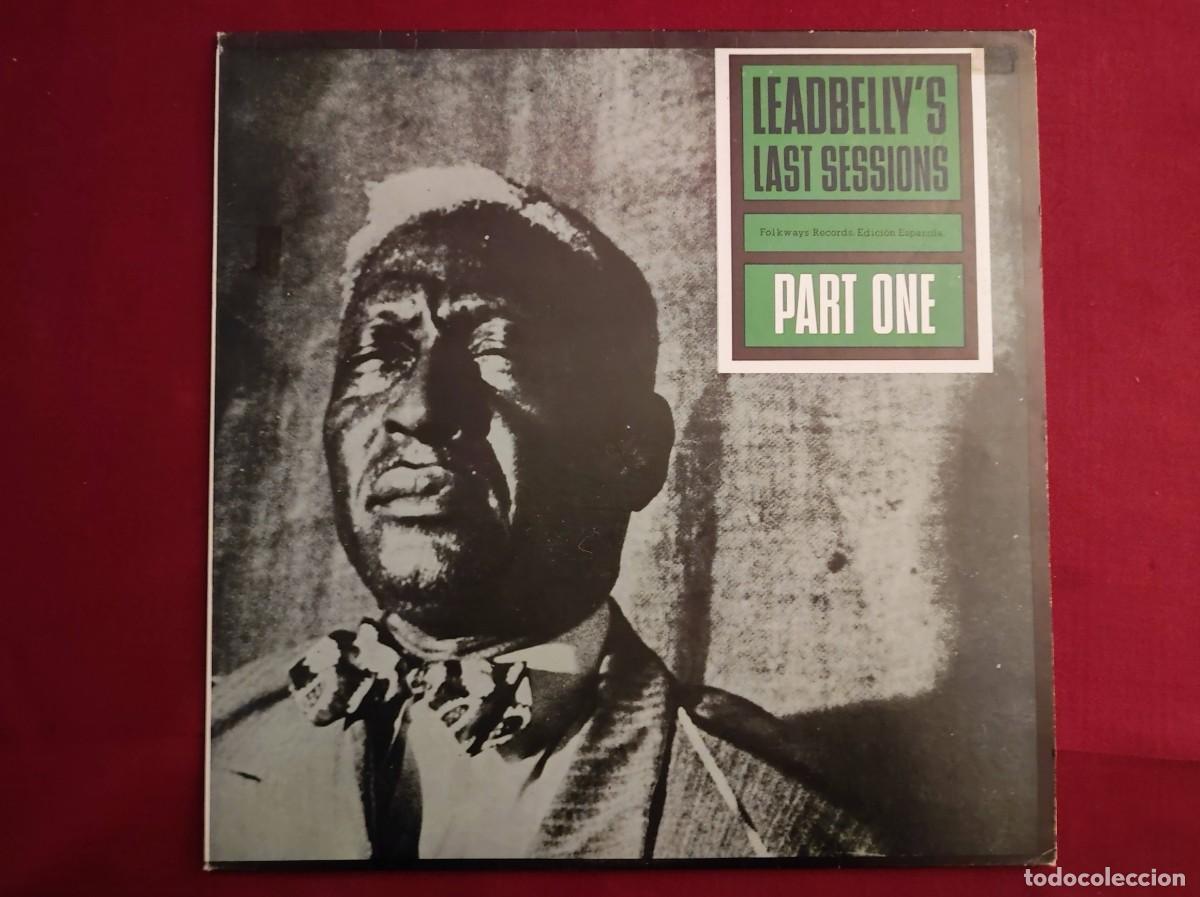 Discos de vinilo: Vinilo Blues - Leadbelly - Last Sessions Part One - Ed. Espa&ntilde;a 1983 - Folkways