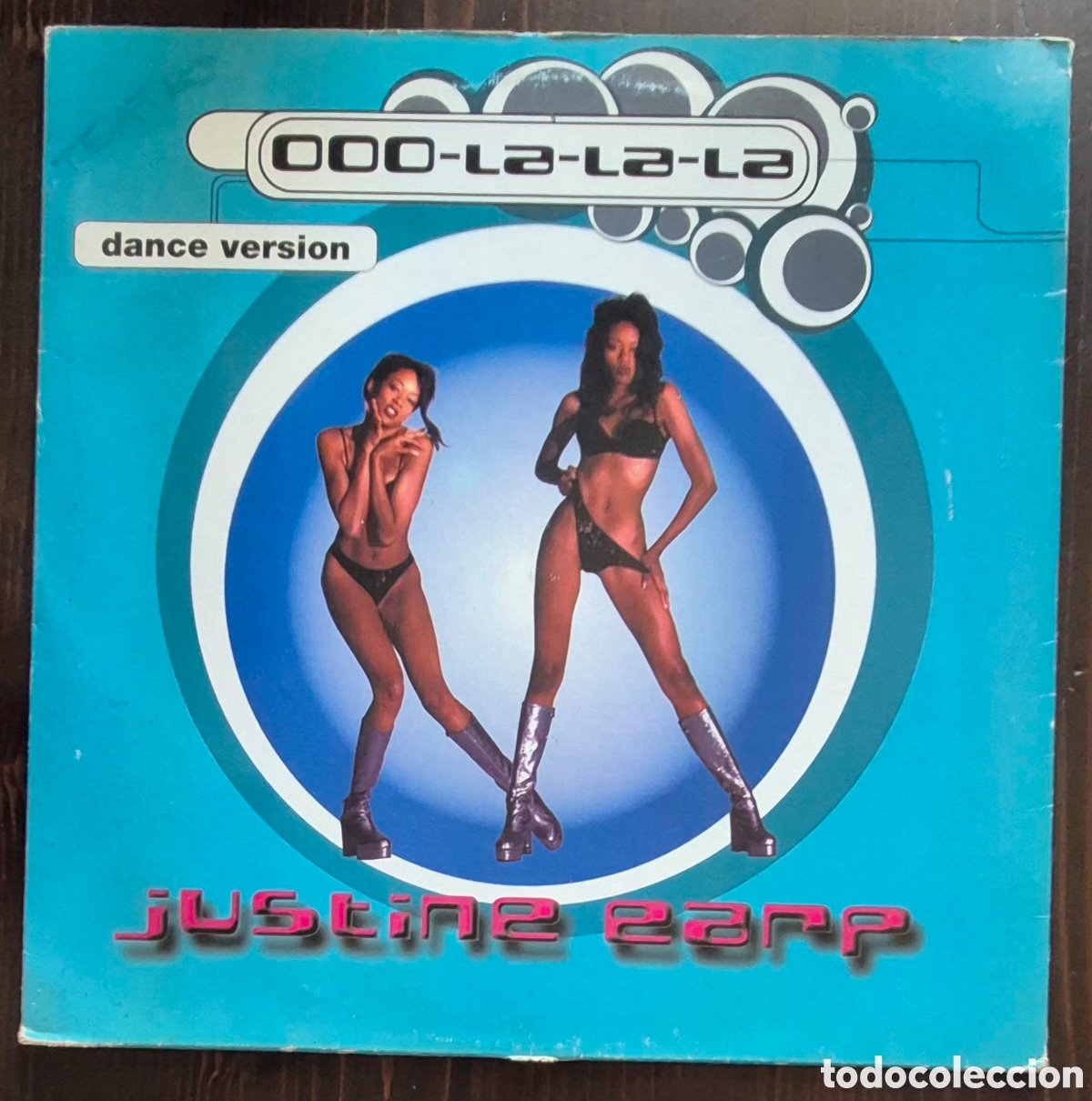 Discos de vinilo: MAXI - JUSTINE EARP - OOO-LA-LA-LA - 1996 ESPA&Ntilde;A (HOUSE)