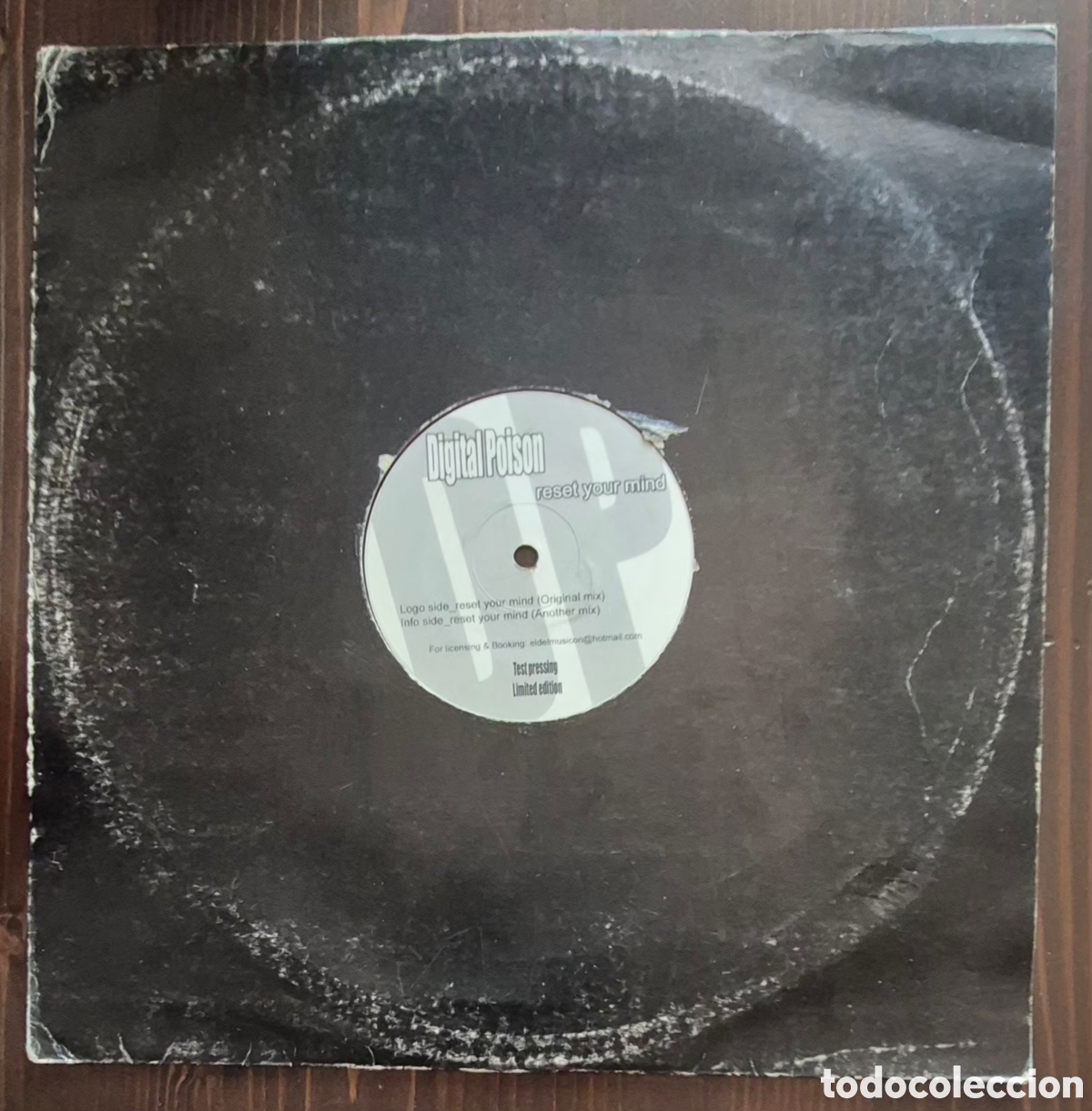 Discos de vinilo: MAXI - DIGITAL POISON - RESET YOUR MIND (LIMITED EDITION, TEST PRESSING) (PROGRESSIVE HOUSE)