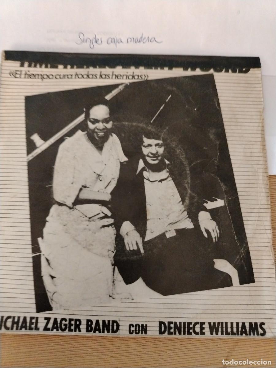 Discos de vinilo: Single vinilo el tiempo cura todas las heridas Michael zager band con denice williams