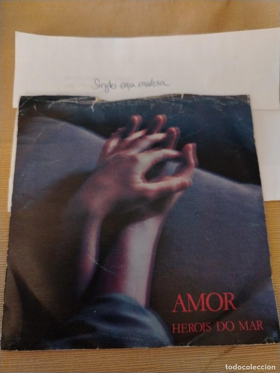 Discos de vinilo: Single vinilo amor h&eacute;roe del mar
