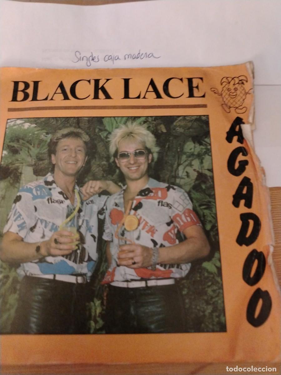 Discos de vinilo: Single vinilo black lace agadoo - Foto 1