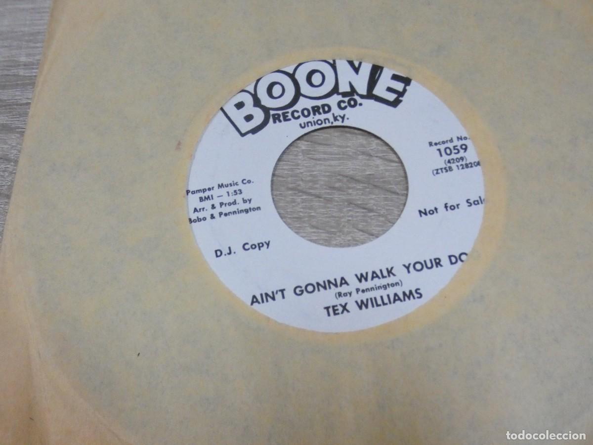 Discos de vinilo: ARKANSAS1980 LOTT694 VINILO 7 PULGADAS ESTADO DECENTE TEX WILLIAMS