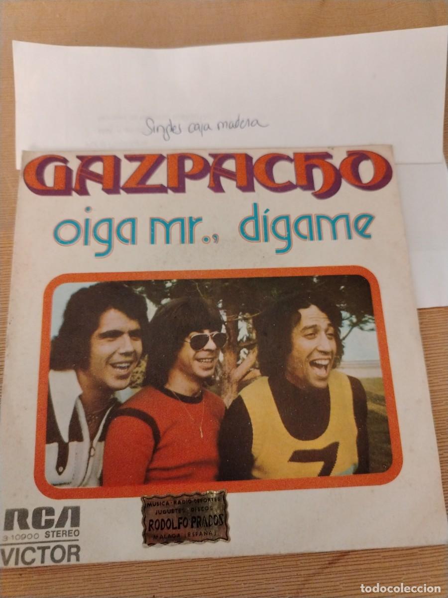 Discos de vinilo: Single vinilo gazpacho oiga Mr d&iacute;game