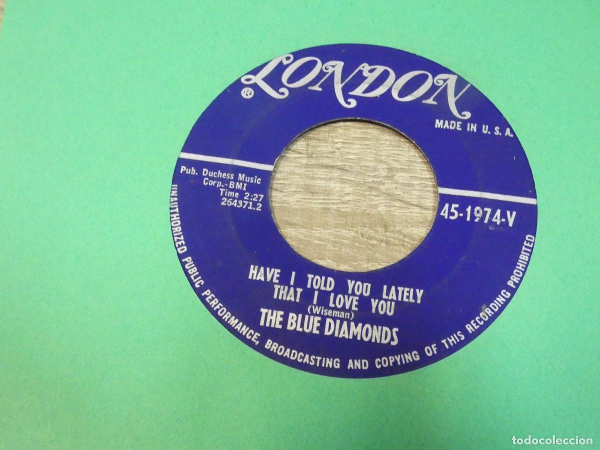 Vinyl records: ARKANSAS1980 LOTT694 VINILO 7 PULGADAS ESTADO DECENTE THE BLUE DIAMONDS