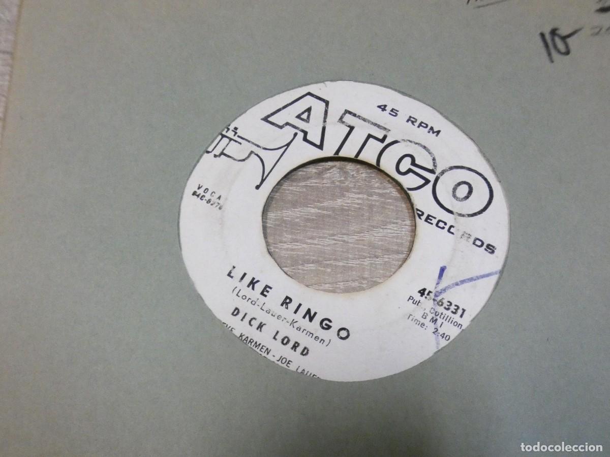 Vinyl records: ARKANSAS1980 LOTT694 VINILO 7 PULGADAS ESTADO DECENTE DICK LORD LIKE RINGO