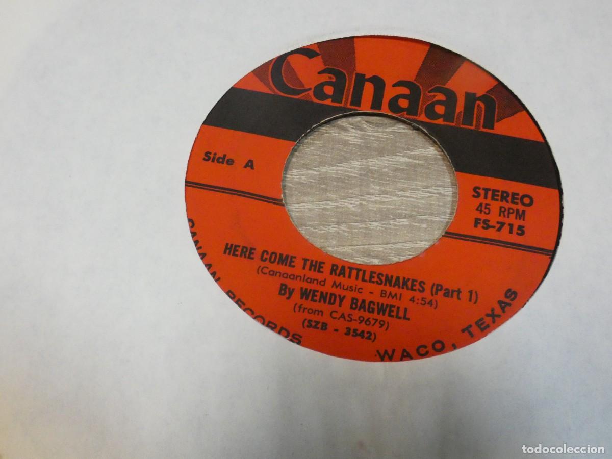 Discos de vinil: ARKANSAS1980 LOTT694 VINILO 7 PULGADAS ESTADO DECENTE WENDY BAGWELL