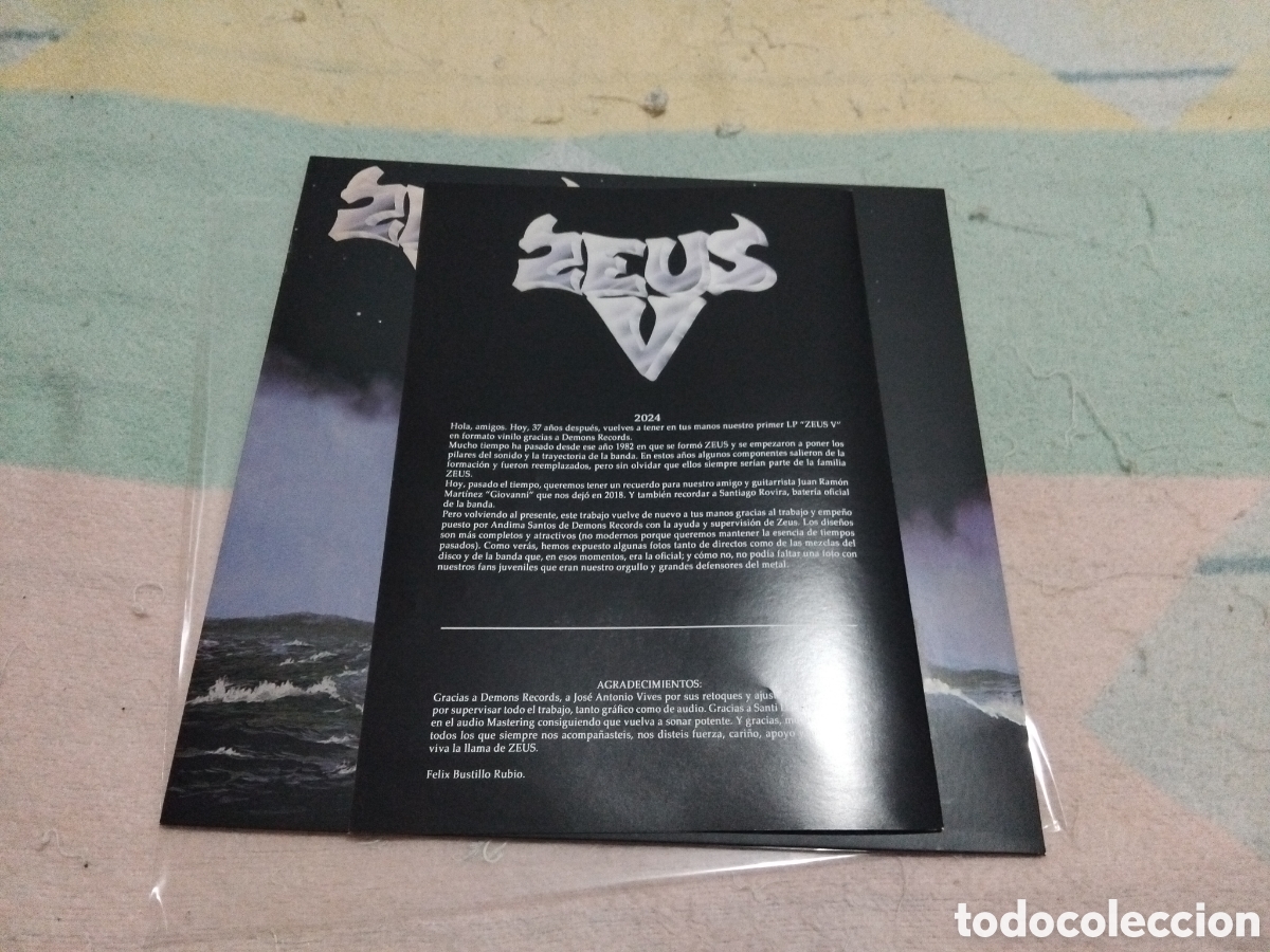 Discos de vinilo: ZEUS (VINILO ) REDICION AGOTADA - Foto 7